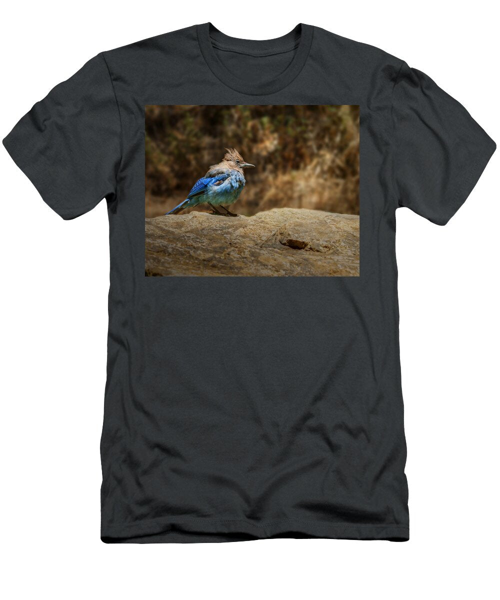 Western Scrub Jay Nikolyn Mcdonald T-Shirt