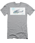 Westland Puma Hc Xw in Watercolor Ca By Ahmet Asar Celestial Images T-Shirt