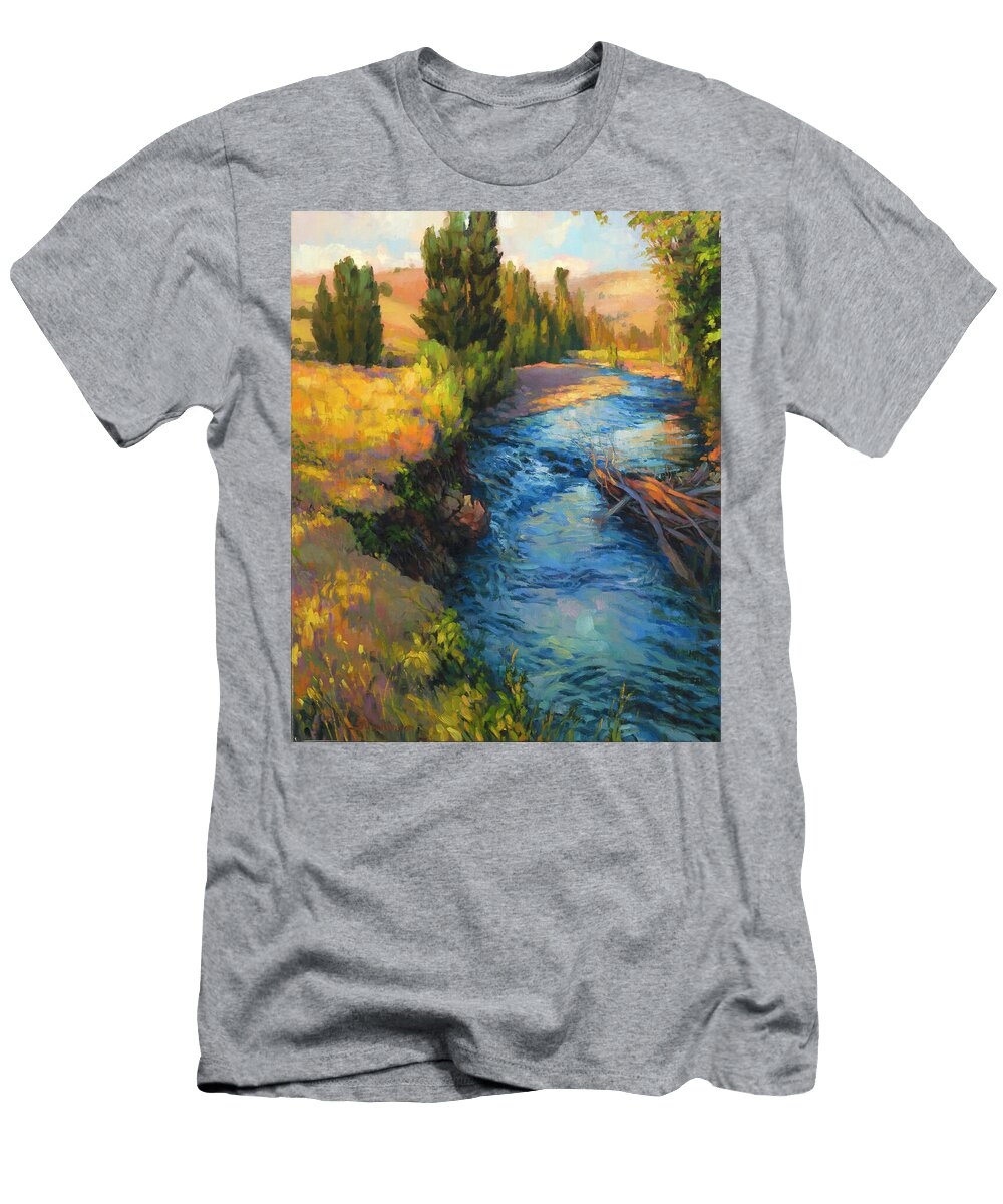 Where the River Bends Steve Henderson T-Shirt