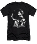 Whitney Houston American Singer in Grayscale Andika Bahtiar T-Shirt