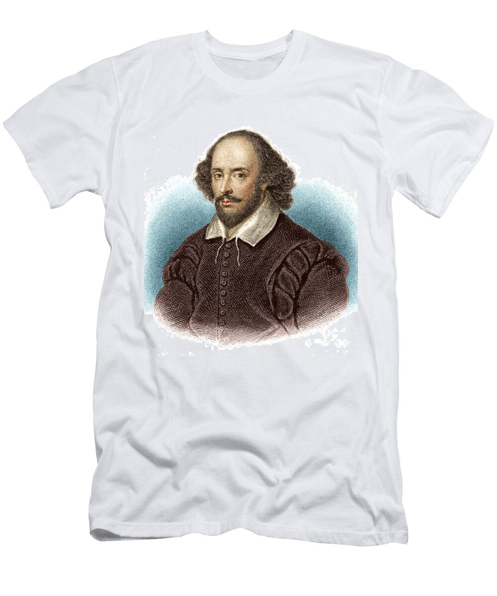 William Shakespeare English Playwright Science Source T-Shirt