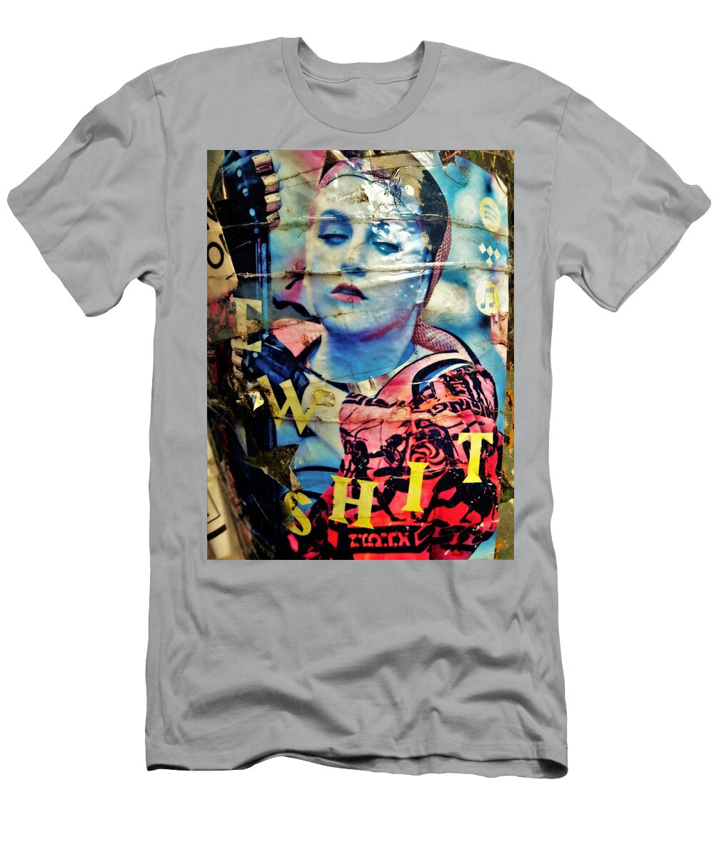 Williamsburg Brooklyn Woman Mural Funkpix Photo Hunter T-Shirt