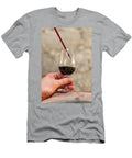 Winegrower Lutz Mller Tasting Wine in His Wine Cellar Jalag Gregor Lengler T-Shirt