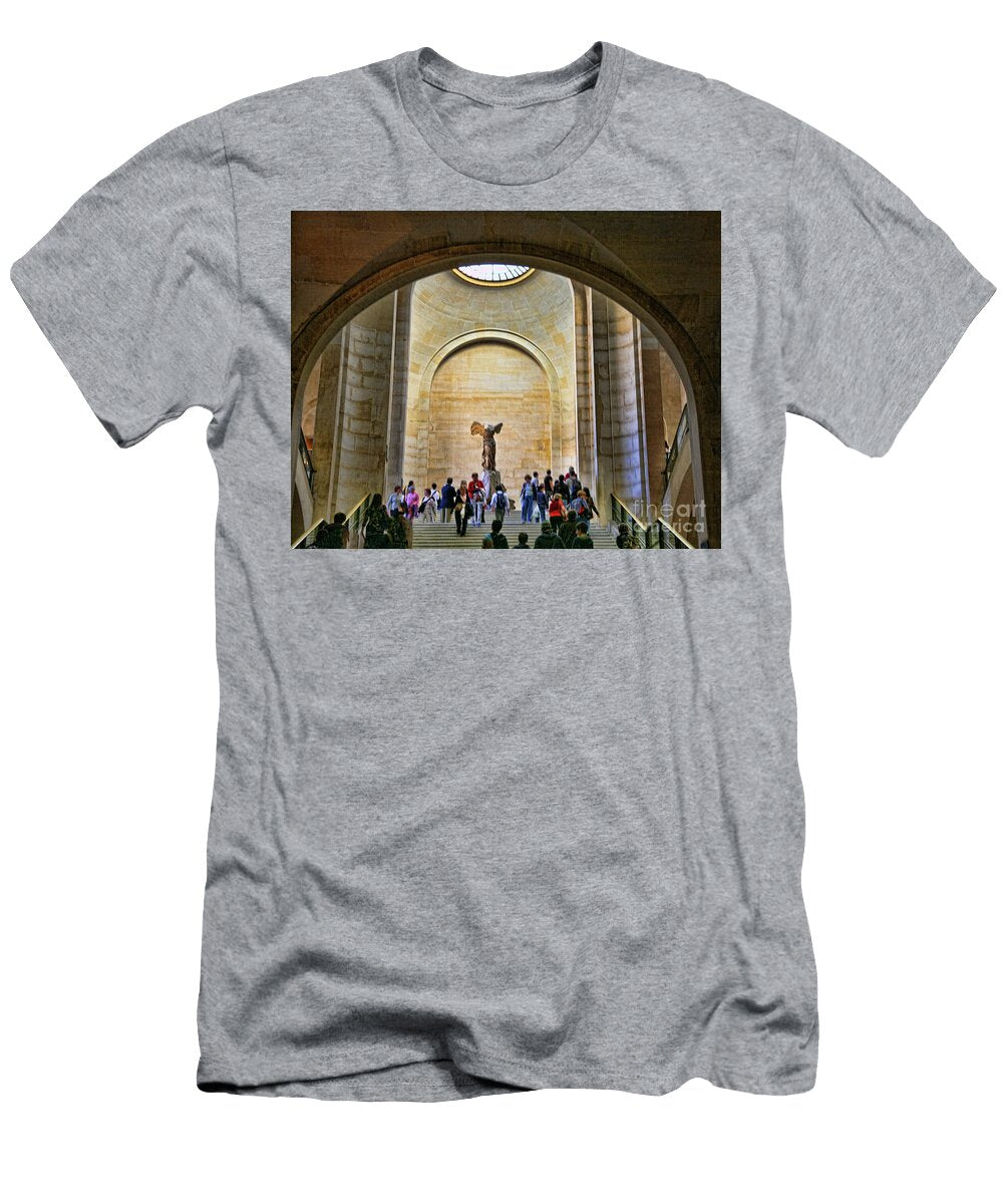 Winged Samothrace Louvre Chuck Kuhn T-Shirt