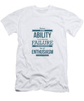 Winston Churchill British Politician Typography Quote Poster Lab No 4 the Quotography Department T-Shirt
