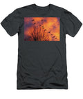 Winter Flight in Orange Nikolyn Mcdonald T-Shirt
