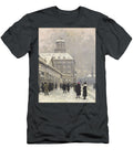 Winter Scene with Ladies Conversing At Vesterbrogade in Copenhagen Dansk Vinterdag Pa Vesterbrogad Paul Gustav Fischer T-Shirt
