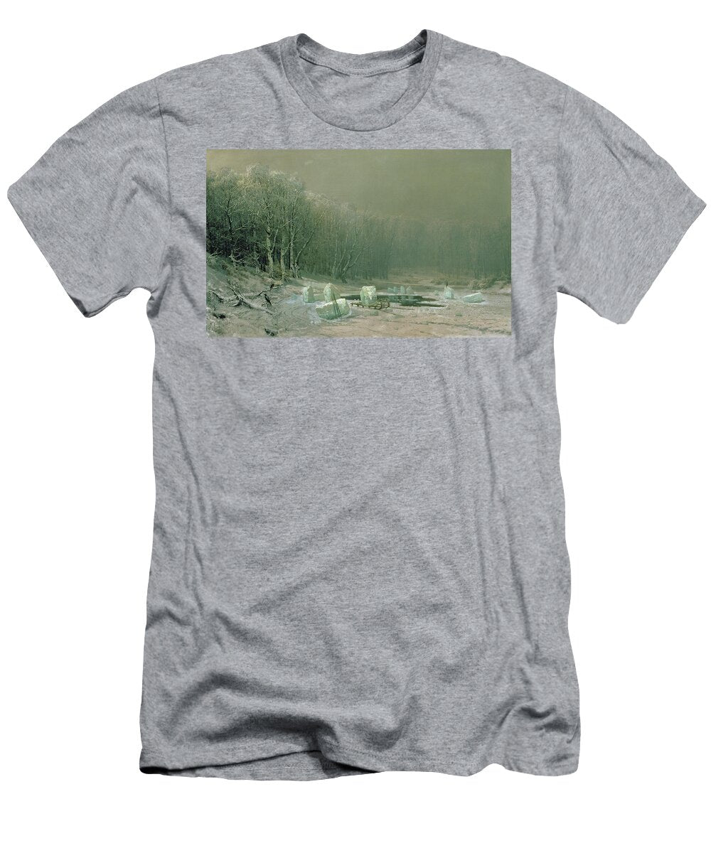 Winter the Laying Off of Ice Arseniy Ivanovich Meshchersky T-Shirt