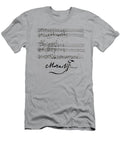 Wolfgang Amadeus Mozart Symphony Classical Music Hand Written Sheet Music White Tony Rubino T-Shirt
