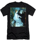 Woman At the Piano 1875 76 Digital Remastered Edition Pierre Auguste Renoir T-Shirt