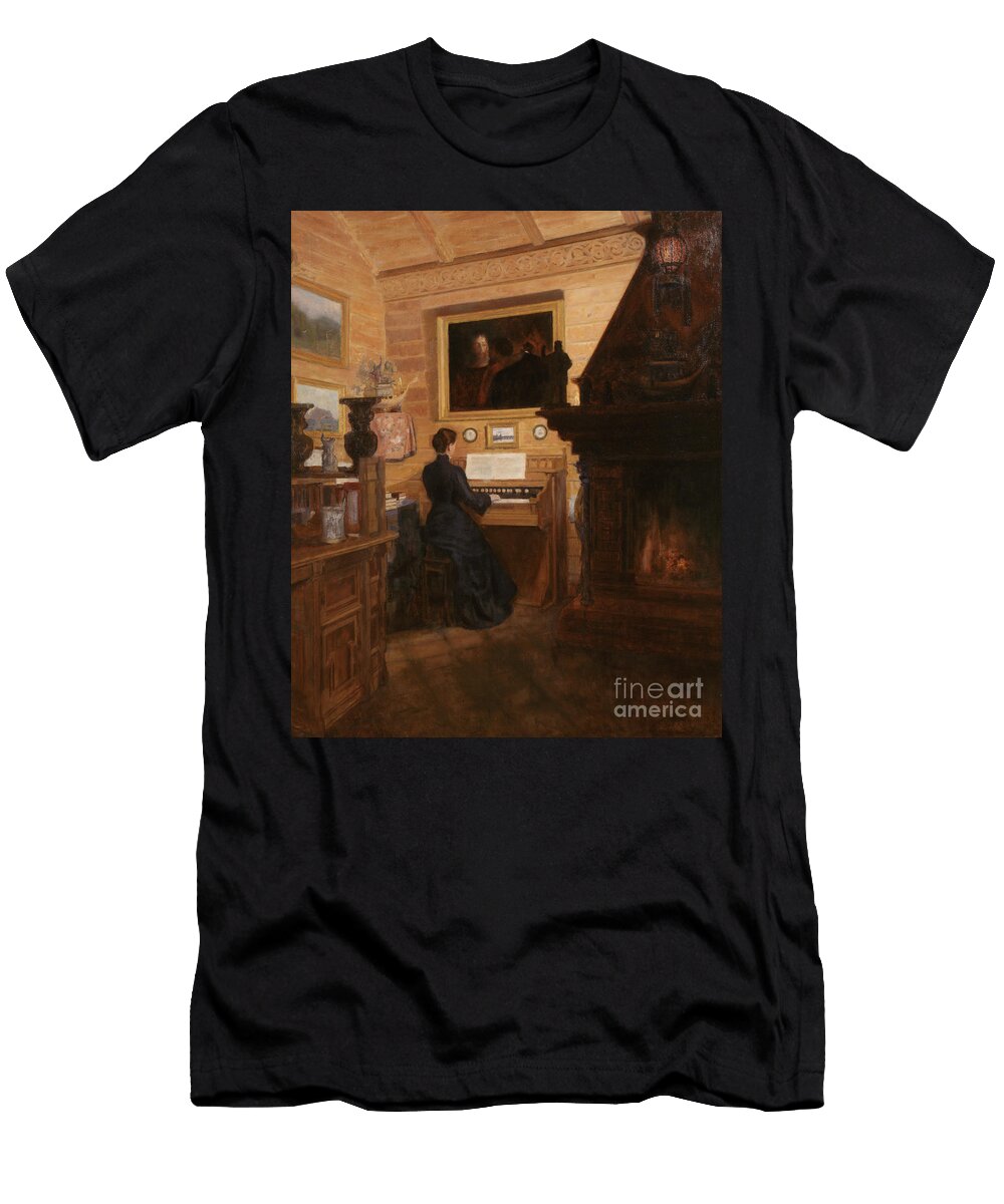 Woman By the Cembalo Nils Dahl Alstrup T-Shirt