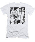 Woman Handing Papers to Doctor Csa Images T-Shirt