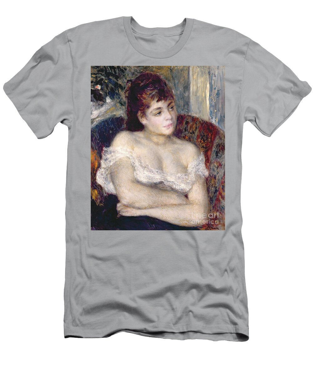 Woman in an Armchair Pierre Auguste Renoir T-Shirt