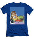 Woman on Phone Reporting Money on the Road Csa Images T-Shirt