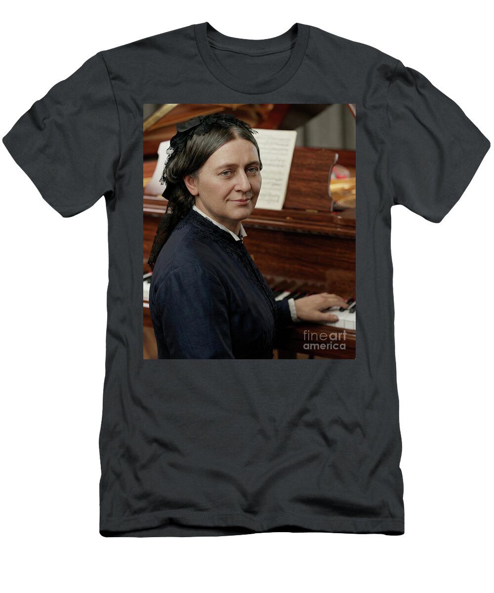 Woman Playing Piano Gianpiero Lauretta T-Shirt