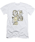 Woman Talking on the Telephone While Brushing Her Hair Csa Images T-Shirt
