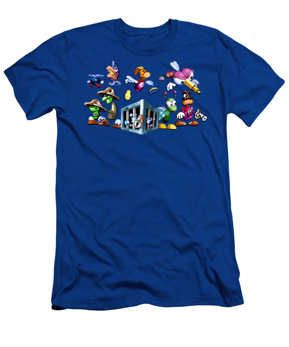 Women Men Rayman Original Enemies Douxie Grimo T-Shirt