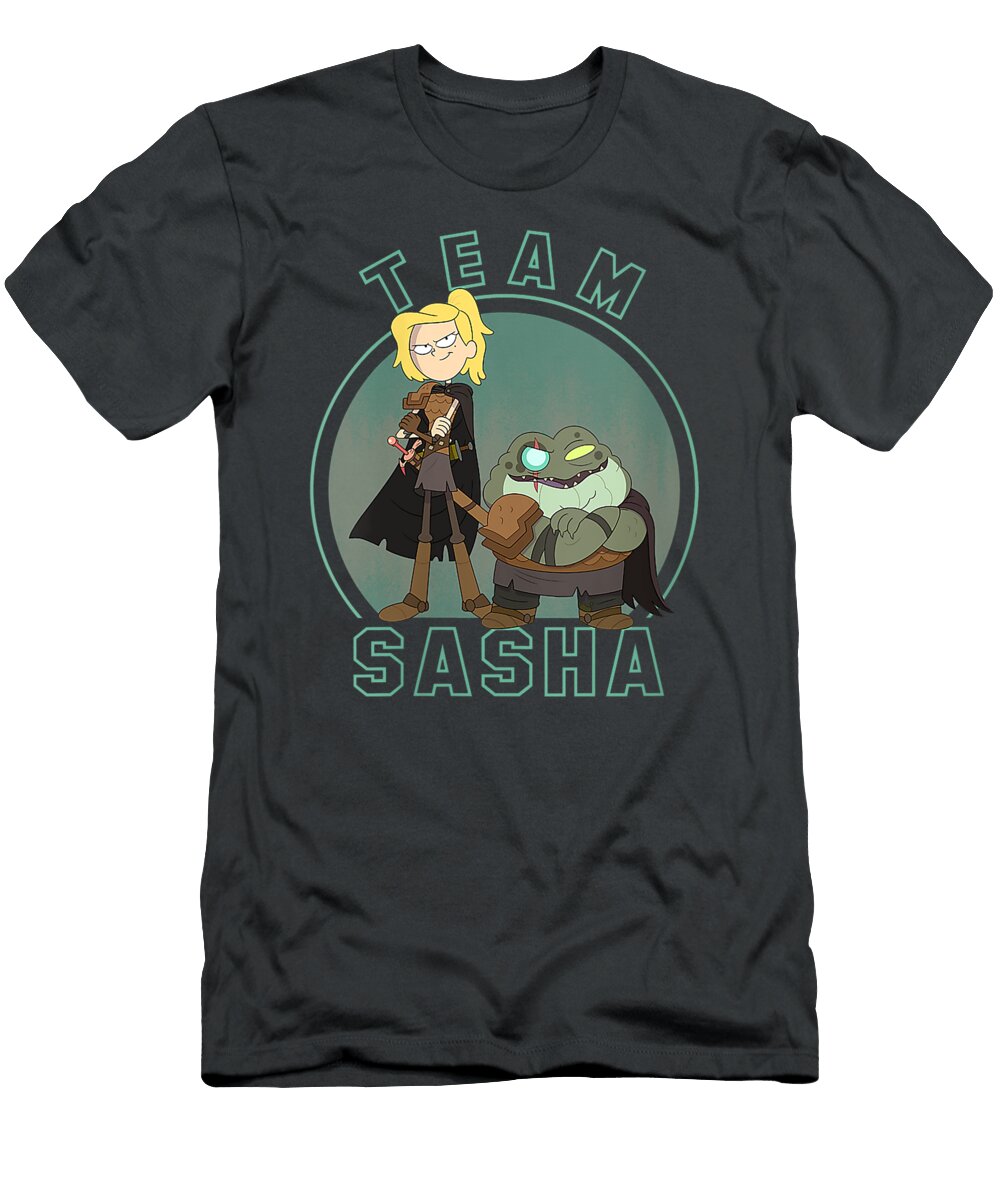 Womens Disney Channel Amphibia Team Sasha Harleg Hadle T-Shirt