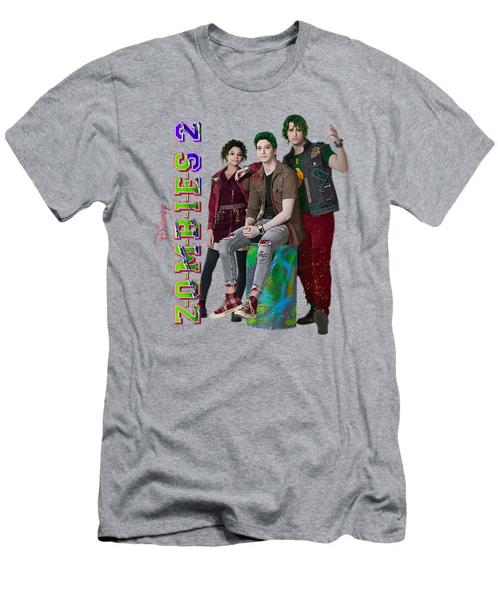Womens Disney Channel Zombies 2 Zed Eliza and Bonzo Ajsah Abeer T-Shirt