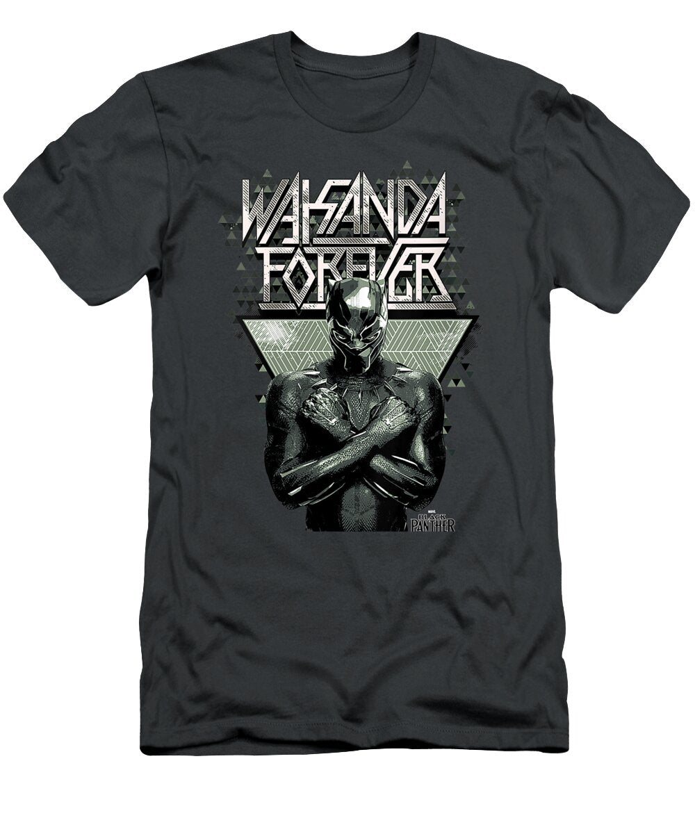 Womens Marvel Black Panther Wakanda Forever Arms Crossed Portrait1 Sapphq Evan T-Shirt