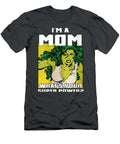 Womens Marvel Im a Mom Whats Your Superpower Shehulk Portrait Sapphq Evan T-Shirt