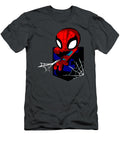 Womens Marvel Spiderman Kawaii Trapped in a Pocket Gordon Radost T-Shirt