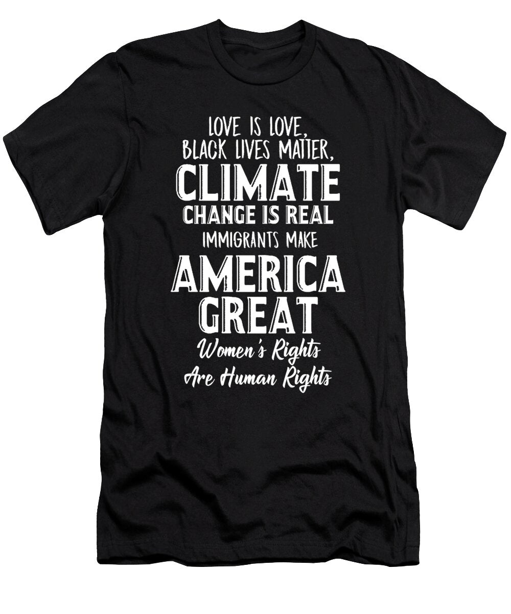 Womens Right Is Human Rights Immigrants Jmg Designs T-Shirt