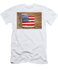 Wood Pallet Flag Nikolyn Mcdonald T-Shirt