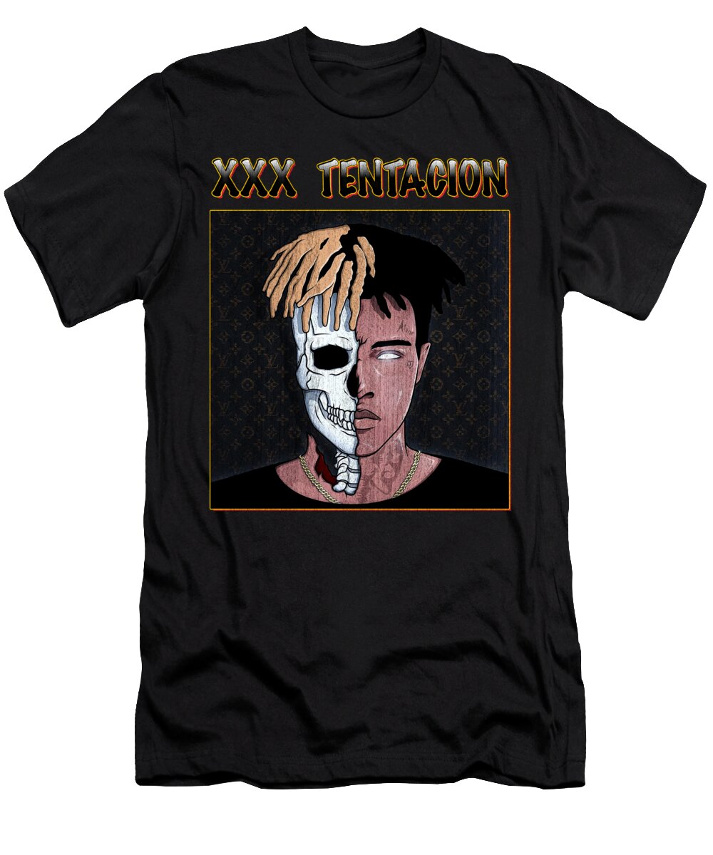 Xxxtentacion Half Skull Face Wendi Pratama T-Shirt