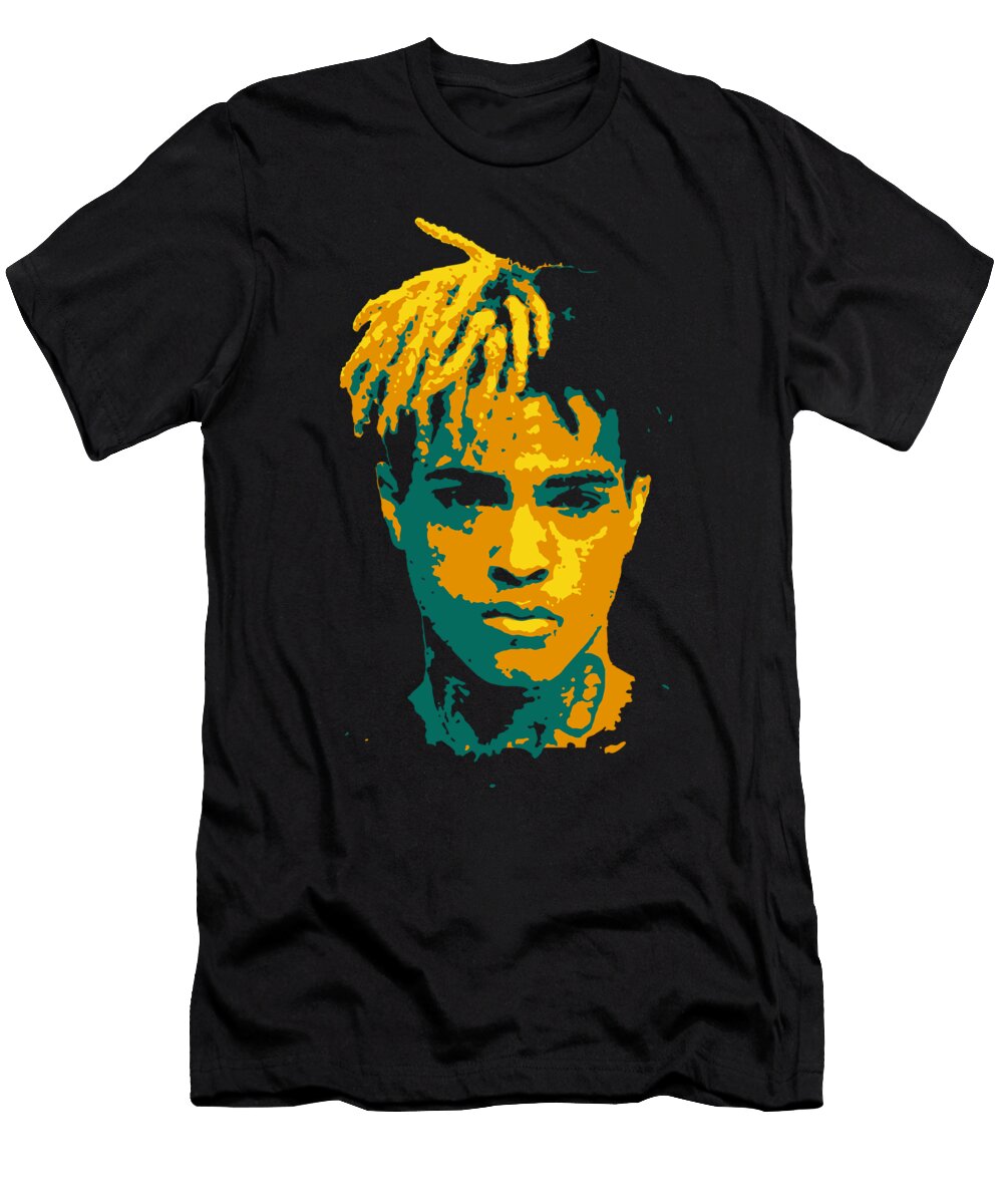 Xxxtentacion Jahseh Dwayne Ricardo Onfroy American Rapper Pop Art V3 Andika Bahtiar T-Shirt