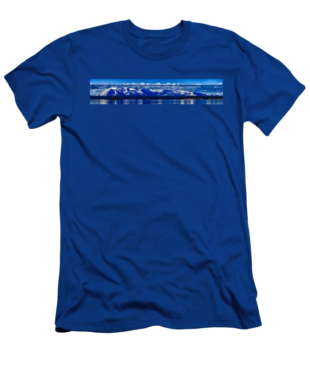 Yellowstone Lake Panorama Jesse Larson T-Shirt