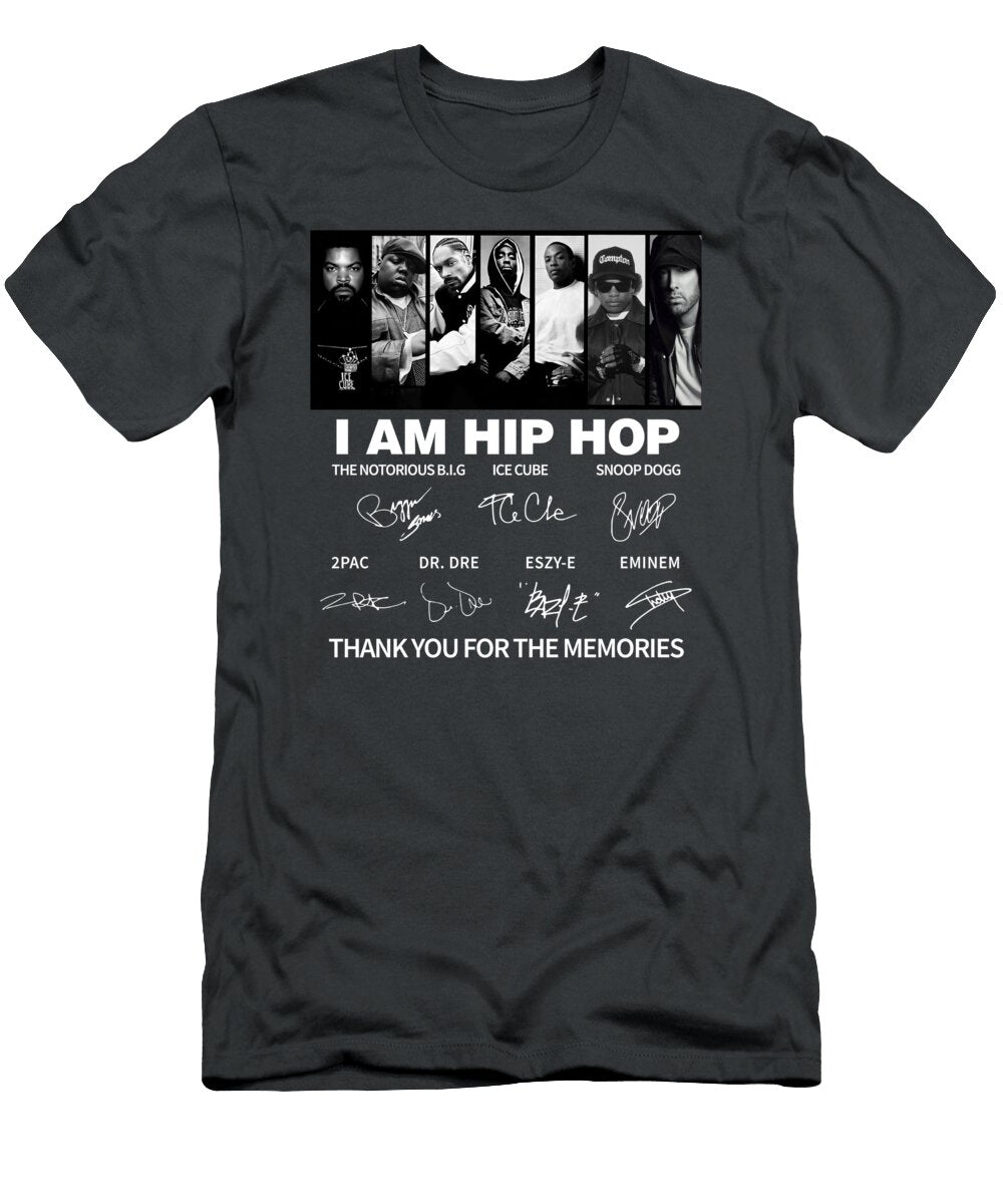 Yes I Am Hip Hop All Rappers Emineem Icee Cube 2 Pac Snooopp Doogg Si Edouard Botrel T-Shirt