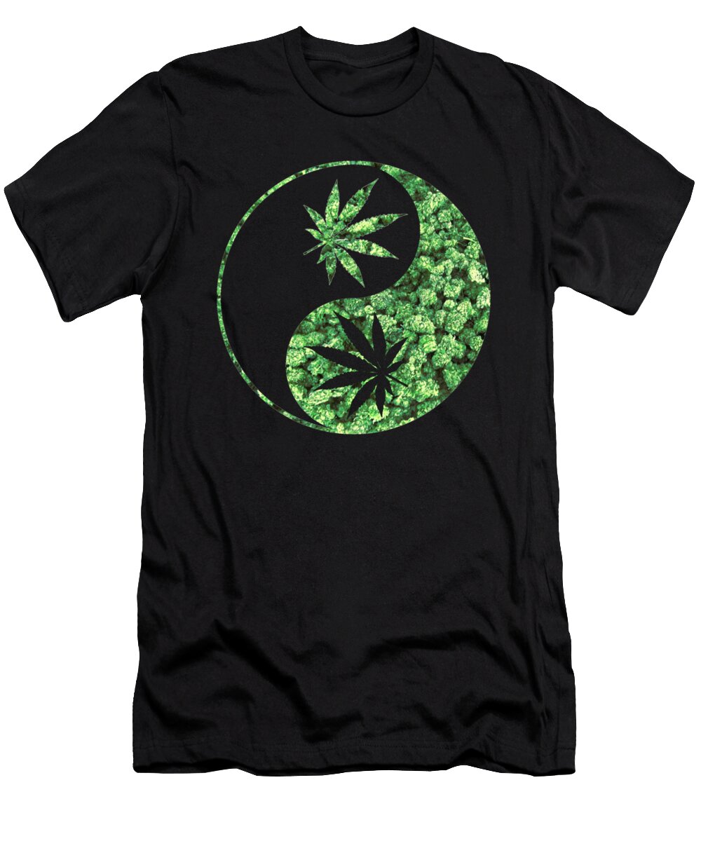 Ying Yang Cannabis Louis Barker T-Shirt