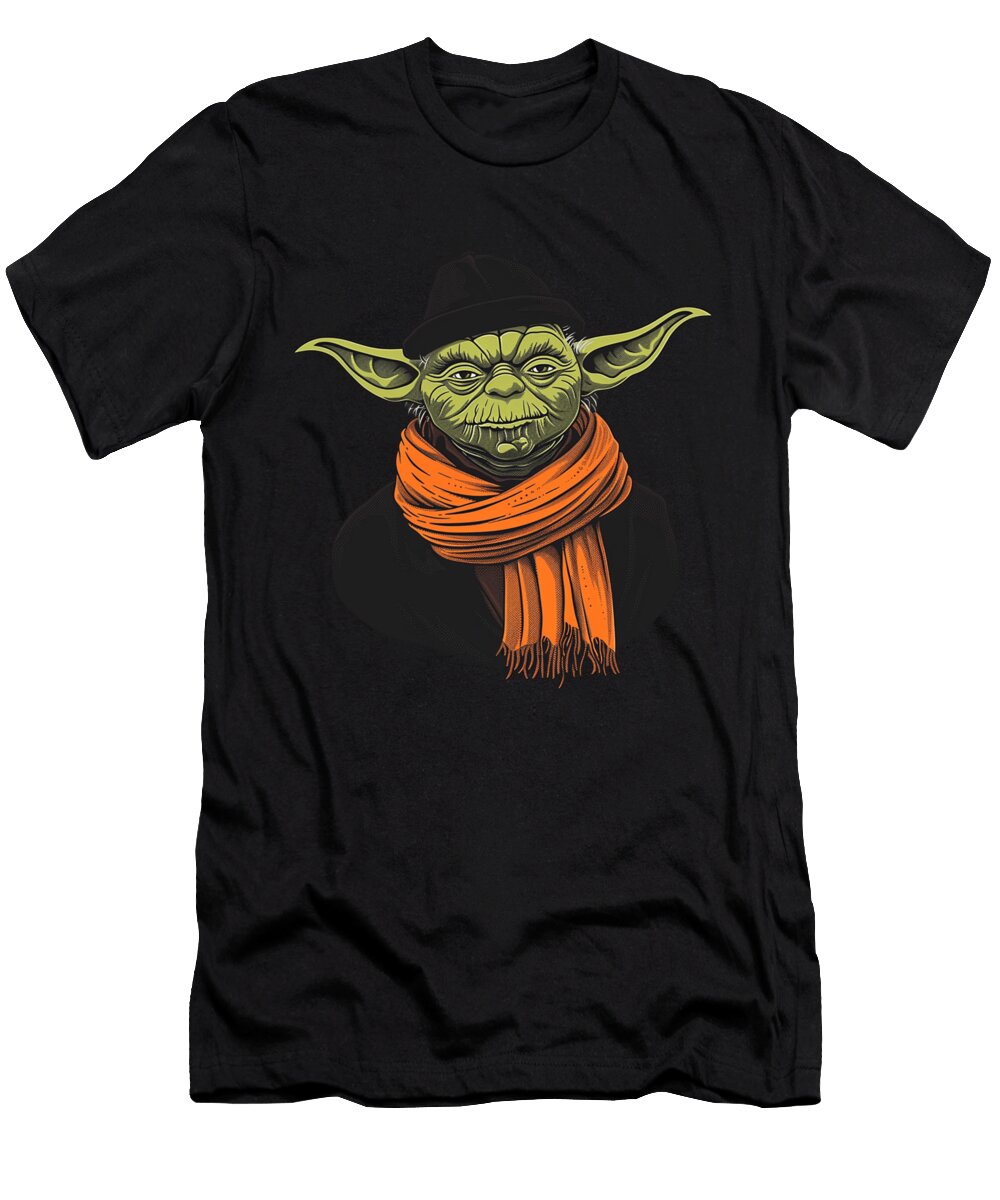 Yoda Vs Baltimore Orioles Pitching Force Tricks Mizorey T-Shirt