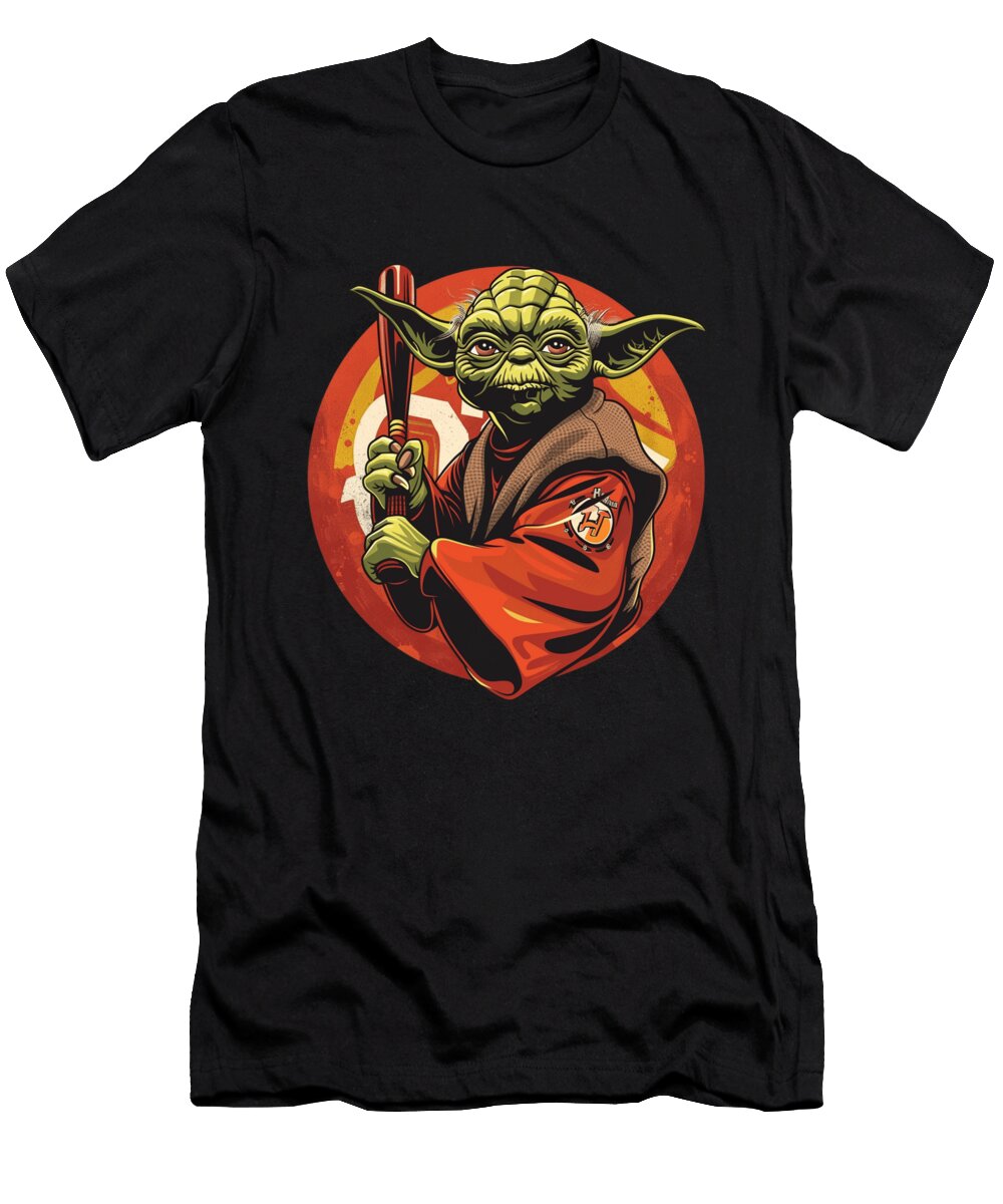 Yoda Vs Baltimore Orioles Yoda Pitch Wisdom Mizorey T-Shirt