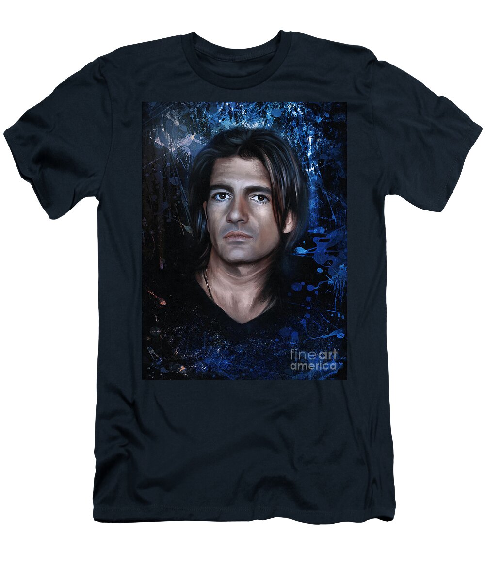 Young Antonio Banderas Andrzej Szczerski T-Shirt
