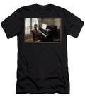 Young Man Playing Piano 1876 Oil on Canvas Gustave Caillebotte T-Shirt