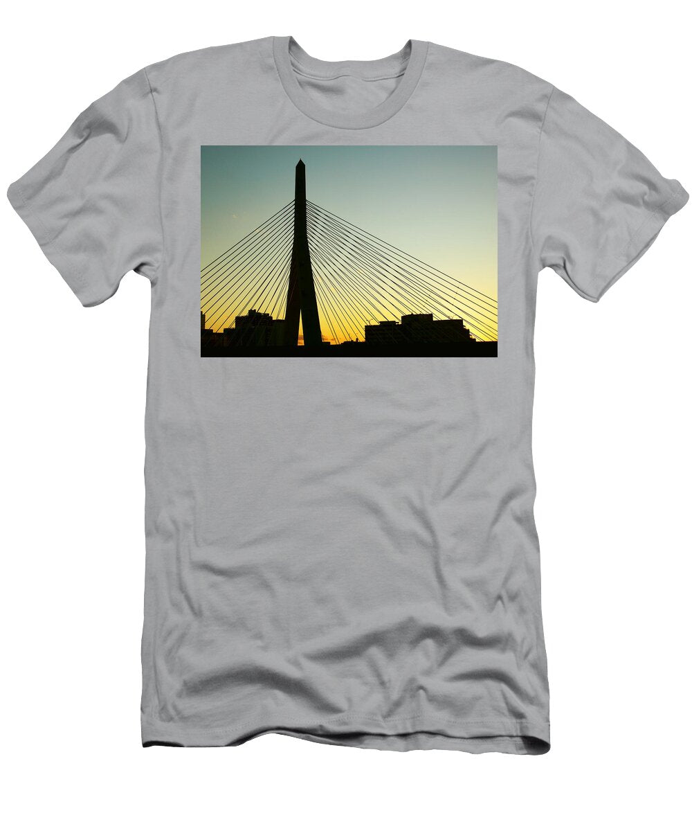 Zakim Bridge Silhouette Nikolyn Mcdonald T-Shirt