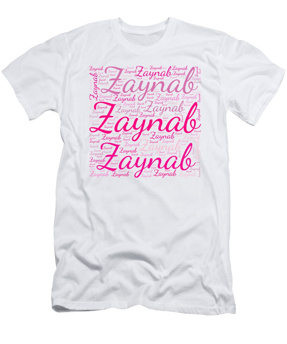Zaynab Names Without Frontiers Vidddie Publyshd T-Shirt